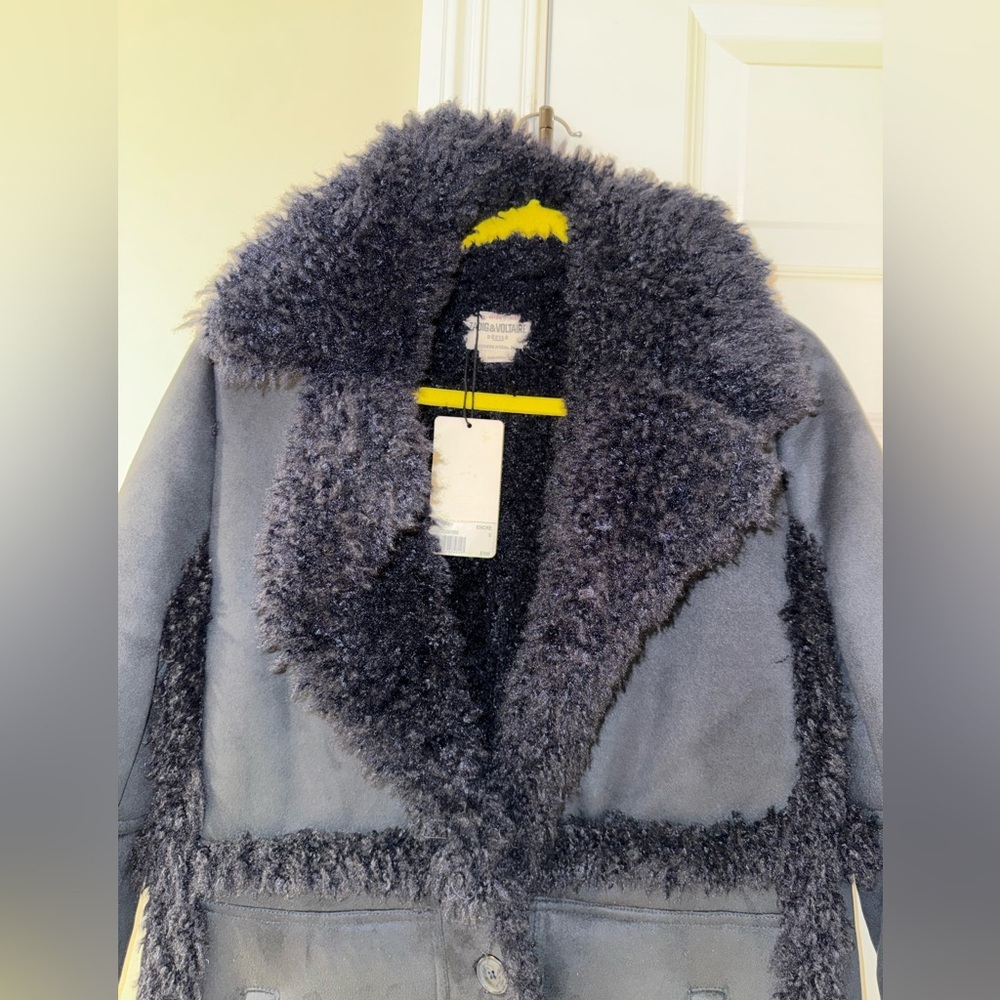 Zadig & Voltaire Festif Faux Suede NWT Small - Picture 6 of 12
